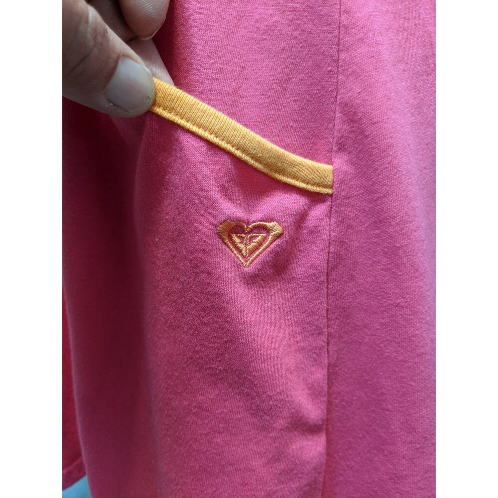 Vintage Roxy Pink Babydoll Tank Dress Sz Small 90s Y2K Beachy Sporty Surf Swim - Picture 5 of 10